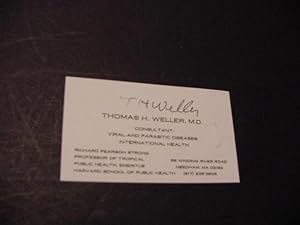 SIGNED BUSINESS CARD