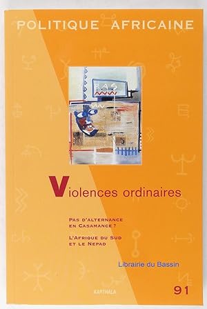 Politique africaine n°91 Violences ordinaires
