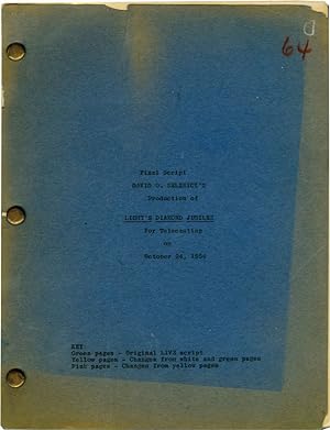 Light's Diamond Jubilee (Original screenplay for the 1954 television movie)