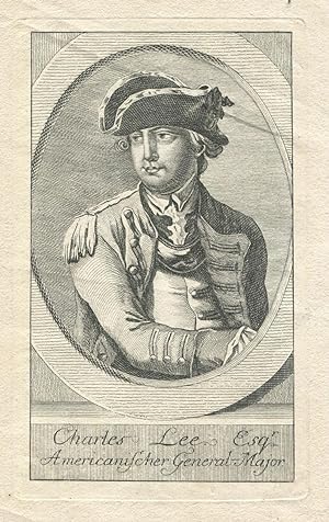 1776 Revolutionary War General Charles Lee Engraving