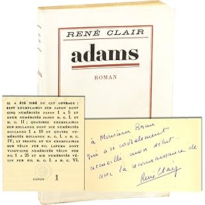 Adams [Star Turn] (First Edition, Large Paper Edition, Copy No. 1, inscribed)