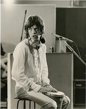 One Plus [+] One [Sympathy for the Devil] (Original photograph of Mick Jagger from the set of the...