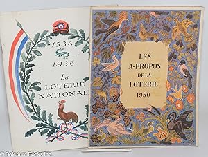 La loterie nationale 1536-1936; historique & apercu actuel de la loterie nationale. Ouvrage orme ...