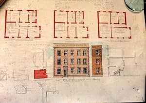 Messrs Walton, Gooddy & Cripps Ltd, Eagle Wharf Road, London 1915. Architects Drawing ORIGINAL pl...