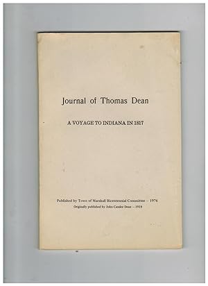 JOURNAL OF THOMAS DEAN: A VOYAGE TO INDIANA IN 1817