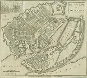 A Plan of the City of Copenhagen (18th Century Map).