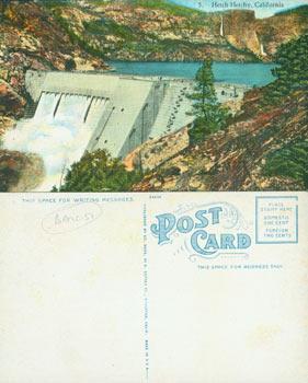 Vintage Hetch Hetchy Postcard.