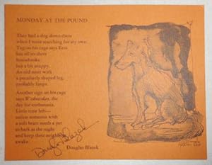 Monday At The Pound (Signed Poetry Postcard)