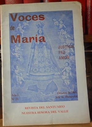 VOCES DE MARÍA Año I Nº 10 Octubre de 1969 - Revista del Santuario Nuestra Señora del Valle