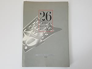 26 Letters Lettern Lettres , An Annual and Calendar of 26 letters of the Roman Alphabet