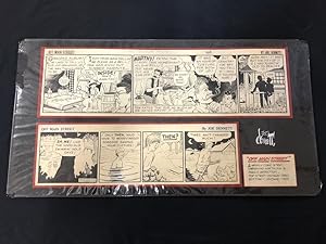 Lot of two Off Main Street Original Comic Strip Art 1950 & 1955-JOE DENNETT