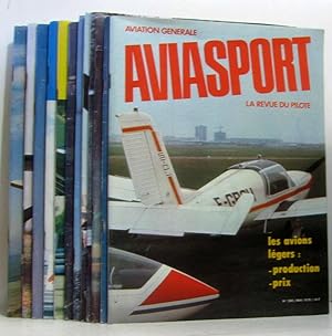 Aviasport - aviation générale - la revue du pilote - 14 numéros: 243-244-245-246-247-286-287-288-...