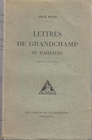 Lettres de Grandchamp et d'ailleurs.