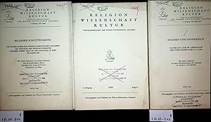 Religion Wissenschaft Kultur. Vierteljahrsschrift der Wiener katholischen Akademie. Hrgs. Präsidi...
