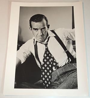 A STRONGLY EVOCATIVE ORIGINAL PHOTOGRAPH OF THE LEGENDARY BROADCAST JOURNALIST EDWARD R. MURROW.
