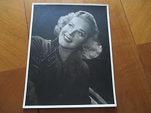 Original Photograph- Large Photograph Of Alice Faye, Inscribed To Rita (Hayworth)