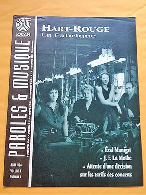 Paroles & Musique, vol. 1, no 6, juin 1994