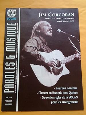 Paroles & Musique, vol. 1, no 5, mai 1994