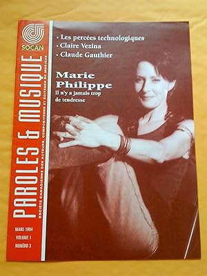 Paroles & Musique, vol. 1, no 3, mars 1994