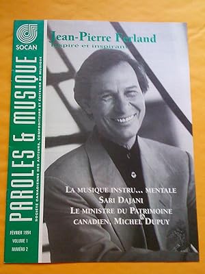 Paroles & Musique, vol. 1, no 2, février 1994