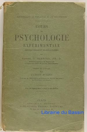 Cours de psychologie expérimentale (Sensations et perceptions)