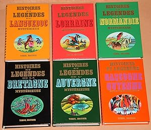 Buchpaket : Histoires et legendes de la . Mysterieuse - 5 Bücher: Normandie , Gascogane et de la ...