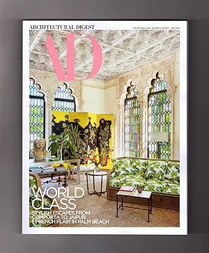 Architectural Digest - May, 2018. World Class: Jaipur, Comporta, Palm Beach. Cara Delavingne; Art...