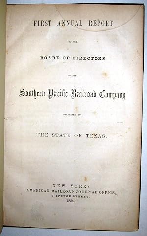 SOUTHERN PACIFIC RAILROAD COMPANY. ORGANIZATION. ARTICLES OF ASSOCIATION AND CONSOLIDATION, AND A...
