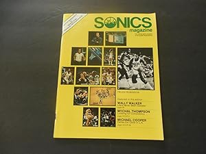Seattle Supersonics Game Program vs Phoenix Suns Feb 28 1982