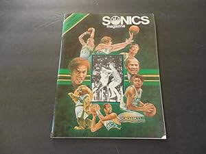 Seattle Supersonics Game Program vs Indiana Pacers Nov 17 1978