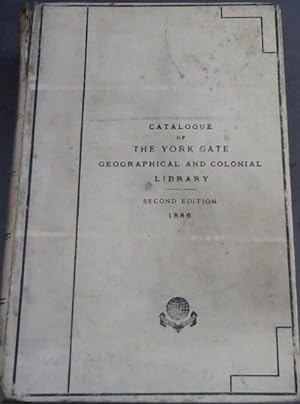 Catalogue of the York Gate Library formed by Mr S William Silver : An Index to the Literature of ...