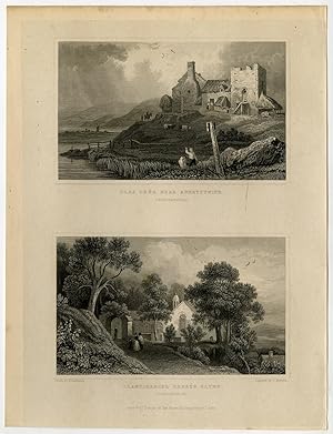 Antique Print-WALES-ABERYSTWITH-LLANFIHANGEL-Gastineau-Mottram-1831