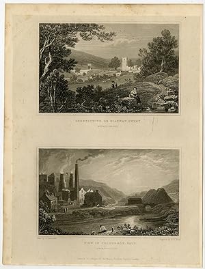 Antique Print- WALES-ENGLAND-MONMOUTHSHIRE-ABERYSTWITH-Gastineau-Bond-1831