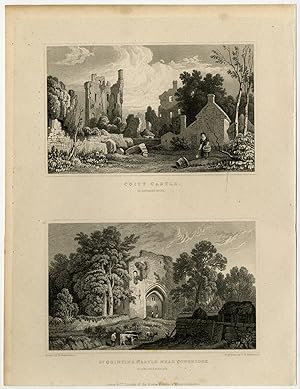 Antique Print-WALES-GLAMORGANSHIRE-COITY-ST.QUINTIN-Gastineau-Shepherd-1831