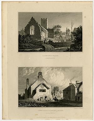 Antique Print-WALES-ENGLAND-GLAMORGANSHIRE-LLANTWIT-Gastineau-Shepherd-1831