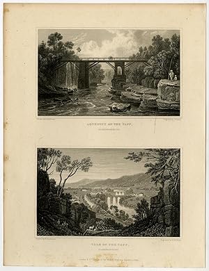 Antique Print-WALES-ENGLAND-AQUEDUCT-GLAMORGANSHIRE-TAFF-Gastineau-Bond-1831