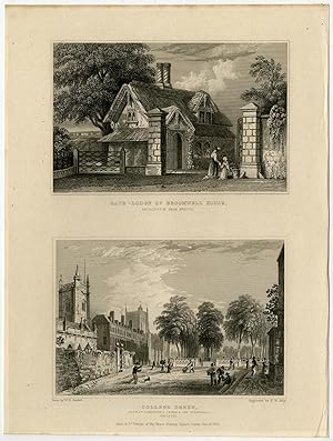 Antique Print-BRISTOL-BROOMWELL HOUSE-BRISLINGTON-Bartlett-Hay-1830