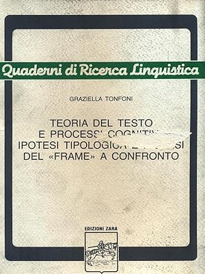 Quaderni di Ricerca Linguistica 2. Teoria del testo e processi cognitivi