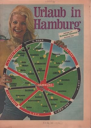 Urlaub in Hamburg. [Sonder-]Beilage zum Hamburger Abendblatt / Sommer 1969.