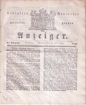 Königlich Dänischer privilegirter Anzeiger. JG. 31, Nrn. 117-119 (27.-30. Juli 1835). [Red. (Frie...