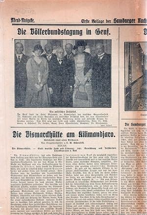 Hamburger Nachrichten. Erste Beilage, Mittwoch, 17. März 1926, Abend-Ausgabe. [Hrsg. unter Red. v...