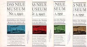 Das Neue Museum. Arbeitsblätter des Vereins Museum der Arbeit e.V. - Konvolut von 4 Heften.