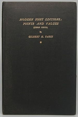 Modern First Editions: Points and Values (Third Series)
