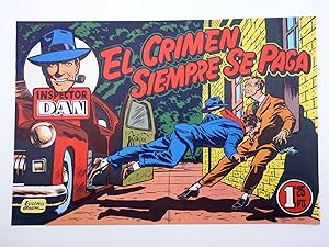 INSPECTOR DAN 7. EL CRIMEN SIEMPRE SE PAGA (Vvaa) Comic MAM, 1990. FACSIMIL