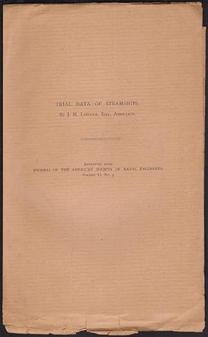 Trial Data of Steamships