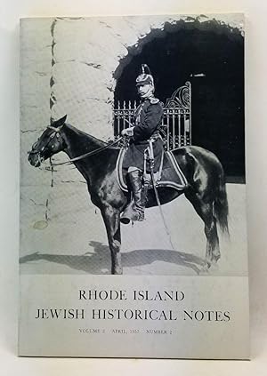 Rhode Island Jewish Historical Notes, Volume 2, Number 2 (April 1957)