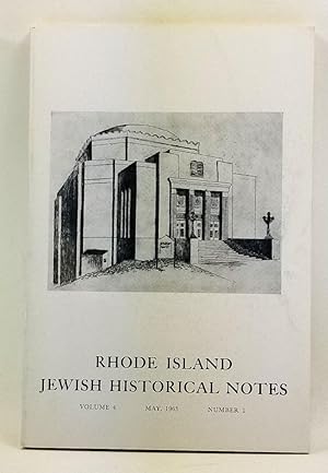 Rhode Island Jewish Historical Notes, Volume 4, Number 1 (May 1963)