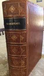 THE WORKS OF WILLIAM SHAKSPEARE : with life, glossary, etc. : prepared from the texts of the firs...