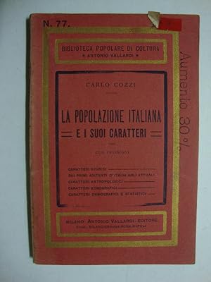 La popolazione italiana e i suoi caratteri (Note di etnografia)