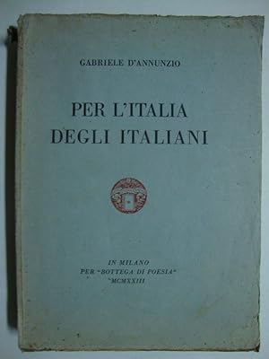 Per l'Italia degli italiani